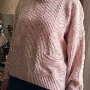 Home women knitted ganga sweater – warm, cozy, one size fit