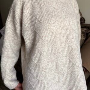 Home warm & stylish women’s winter pullover light brown